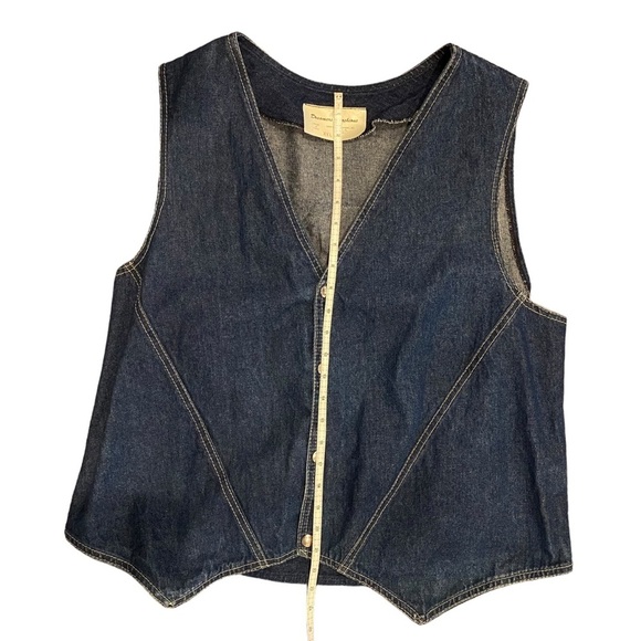 Vintage Vest Men's Motorcycle Biker Denim American Voyager Association USA 2XL - Picture 6 of 7